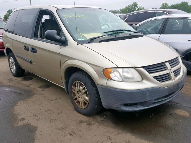 1D4GP25E85B333071 - 2005 DODGE CARAVAN SE GOLD photo 1