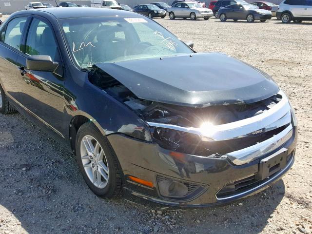 3FAHP0GA7BR271045 - 2011 FORD FUSION S BLACK photo 9