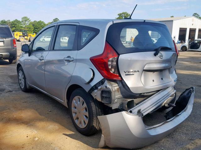 3N1CE2CP2EL363531 - 2014 NISSAN VERSA NOTE SILVER photo 3