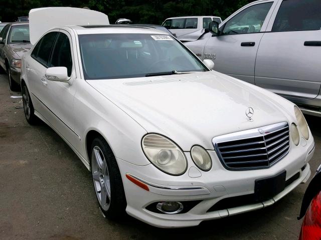 WDBUF56X09B416647 - 2009 MERCEDES-BENZ E 350 WHITE photo 1