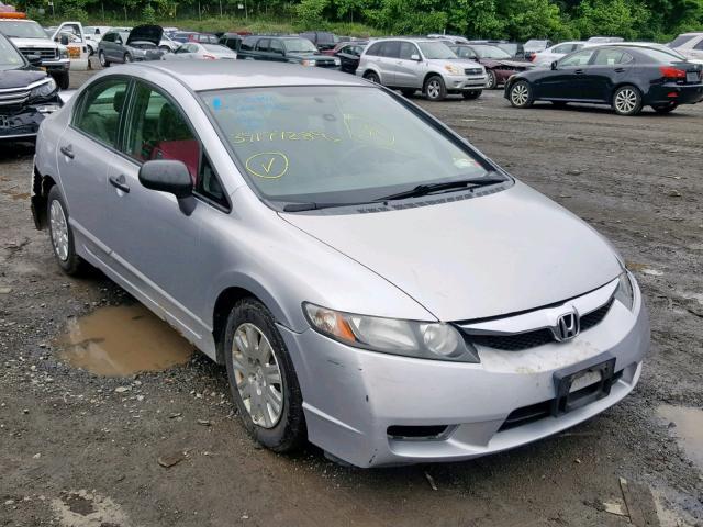 2HGFA16339H533629 - 2009 HONDA CIVIC VP SILVER photo 1