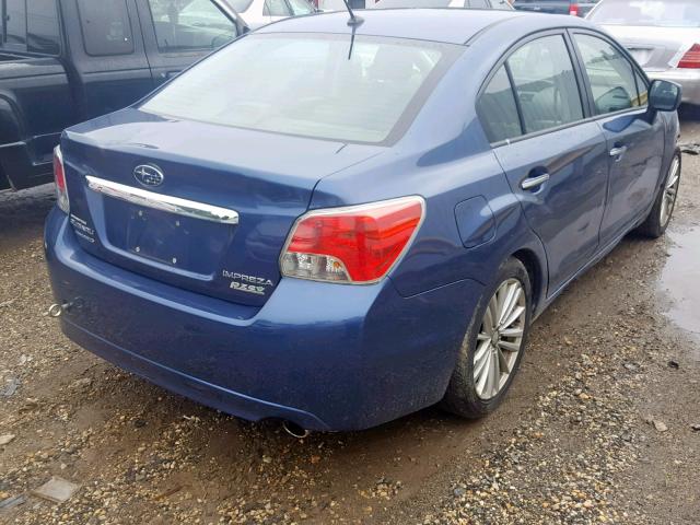 JF1GJAG63CH017124 - 2012 SUBARU IMPREZA LI BLUE photo 4