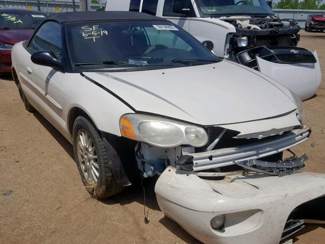 1C3EL55R14N150374 - 2004 CHRYSLER SEBRING LX WHITE photo 1