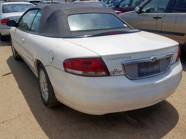 1C3EL55R14N150374 - 2004 CHRYSLER SEBRING LX WHITE photo 3