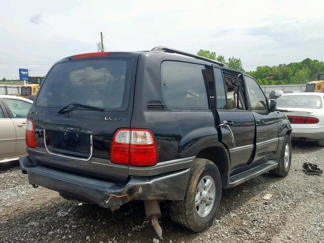 JT6HT00W8X0056929 - 1999 LEXUS LX 470 BLACK photo 4