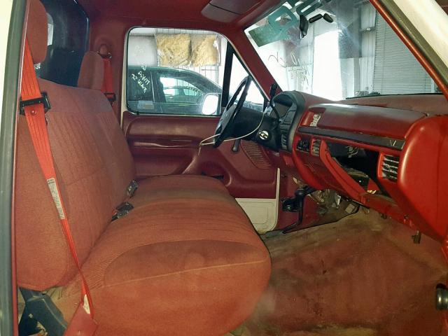 2FTEF14Y7PCA64677 - 1993 FORD F150 WHITE photo 5