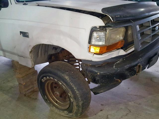 2FTEF14Y7PCA64677 - 1993 FORD F150 WHITE photo 9