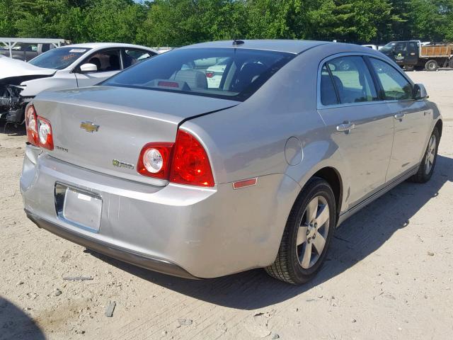 1G1ZF57528F154859 - 2008 CHEVROLET MALIBU HYB SILVER photo 4