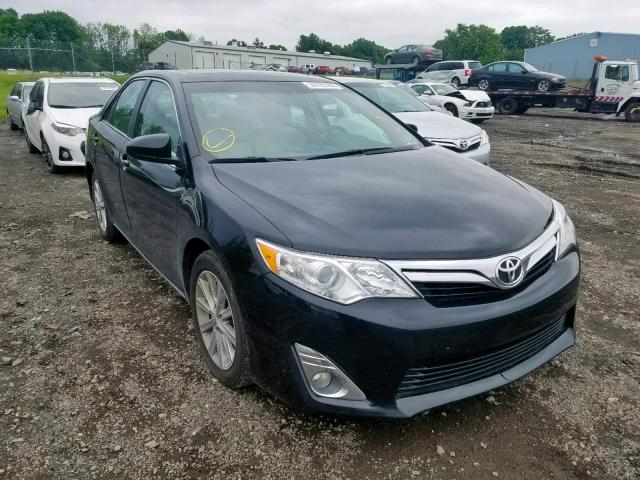 4T1BK1FK8CU522501 - 2012 TOYOTA CAMRY XLE BLACK photo 1