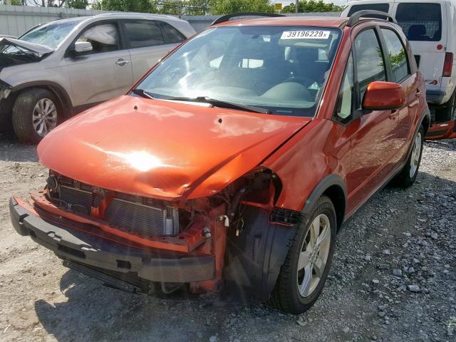 JS2YB5A38C6303487 - 2012 SUZUKI SX4 ORANGE photo 2