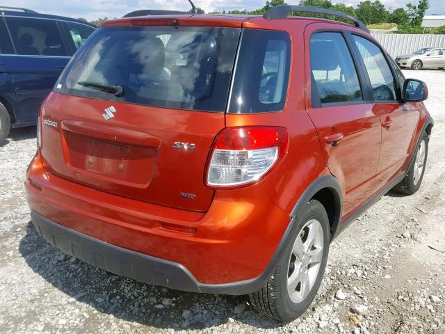 JS2YB5A38C6303487 - 2012 SUZUKI SX4 ORANGE photo 4