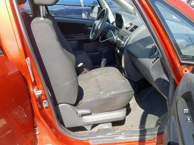 JS2YB5A38C6303487 - 2012 SUZUKI SX4 ORANGE photo 5