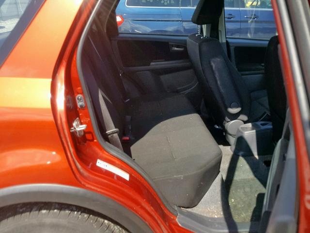 JS2YB5A38C6303487 - 2012 SUZUKI SX4 ORANGE photo 6