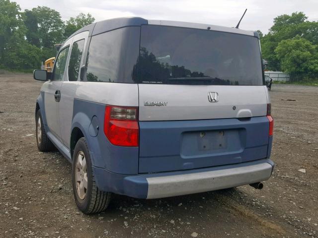 5J6YH286X5L017453 - 2005 HONDA ELEMENT EX SILVER photo 3