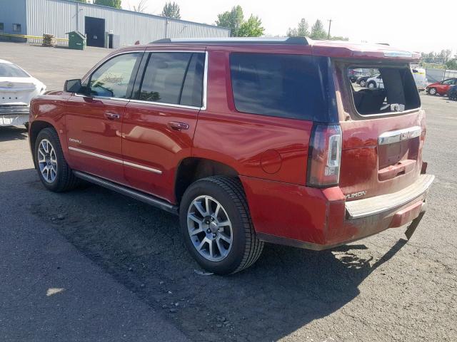 1GKS2CKJ1FR660499 - 2015 GMC YUKON DENA RED photo 3