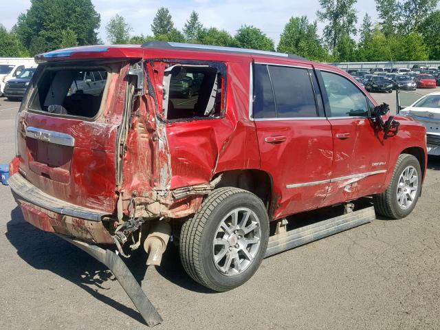 1GKS2CKJ1FR660499 - 2015 GMC YUKON DENA RED photo 4