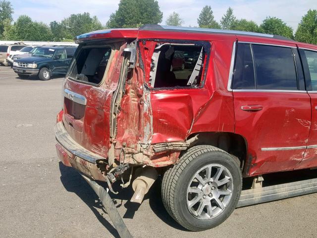 1GKS2CKJ1FR660499 - 2015 GMC YUKON DENA RED photo 9