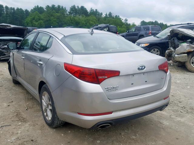 KNAGM4A7XB5110935 - 2011 KIA OPTIMA LX SILVER photo 3