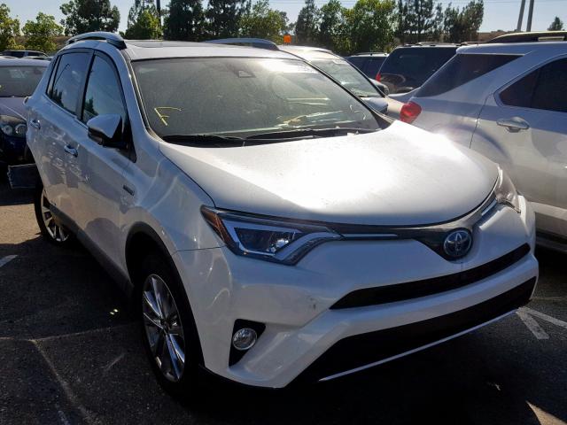 JTMDJREV7GD050727 - 2016 TOYOTA RAV4 HV LI WHITE photo 1