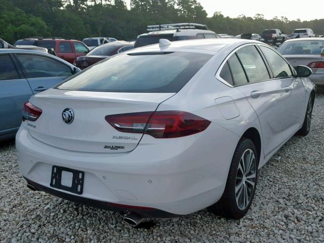 W04GP6SX6J1111214 - 2018 BUICK REGAL ESSE WHITE photo 4