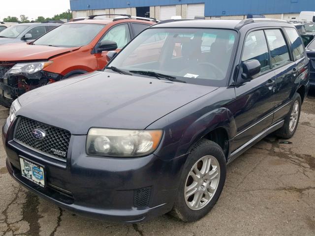 JF1SG66698H728647 - 2008 SUBARU FORESTER S GRAY photo 2