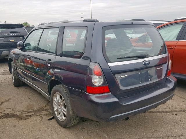 JF1SG66698H728647 - 2008 SUBARU FORESTER S GRAY photo 3