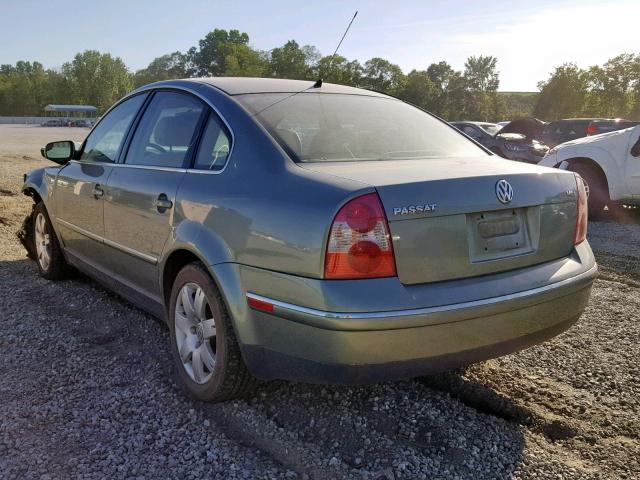 WVWRH63B22P247644 - 2002 VOLKSWAGEN PASSAT GLX GRAY photo 3