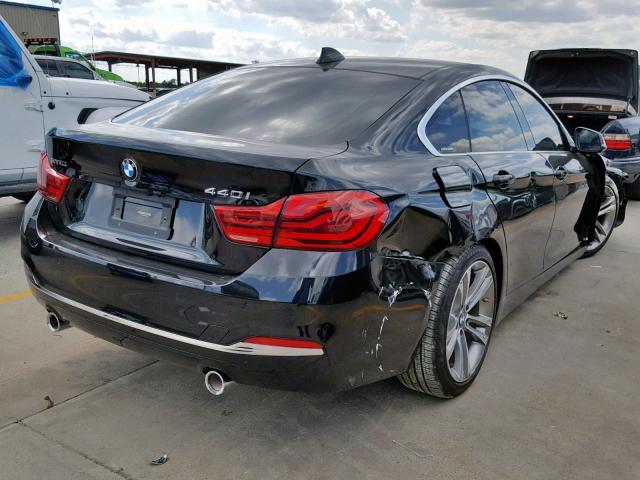 WBA4J5C52JBF06339 - 2018 BMW 440I GRAN BLACK photo 4