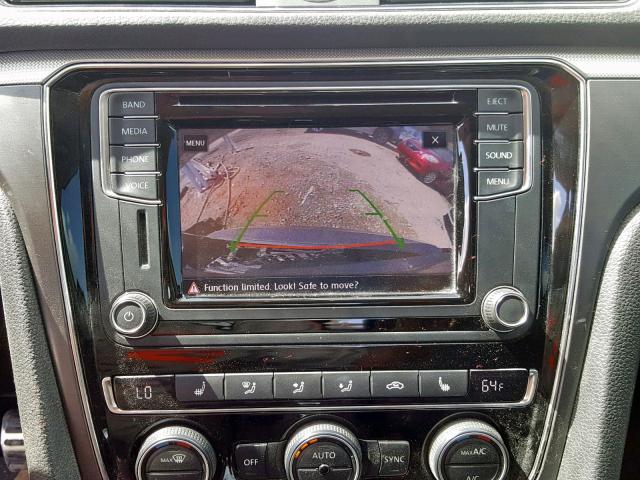 1VWDT7A33HC009275 - 2017 VOLKSWAGEN PASSAT R-L CHARCOAL photo 9