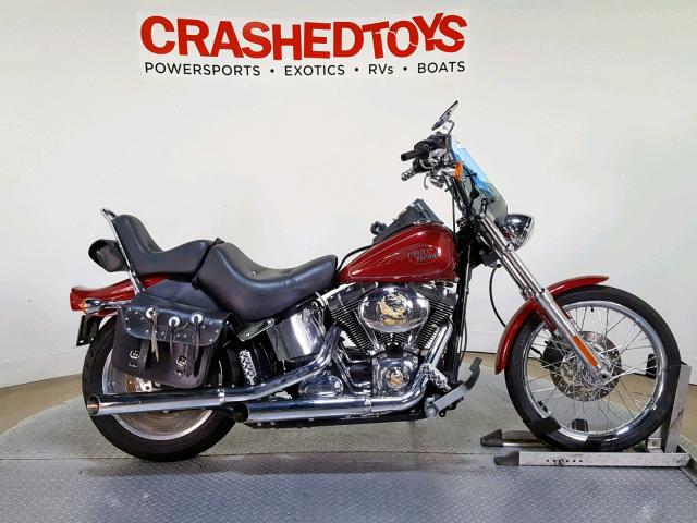 1HD1JL5187Y050983 - 2007 HARLEY-DAVIDSON FXST CUSTO RED photo 1