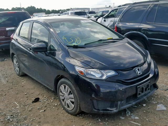 JHMGK5H50GX036163 - 2016 HONDA FIT LX BLACK photo 1