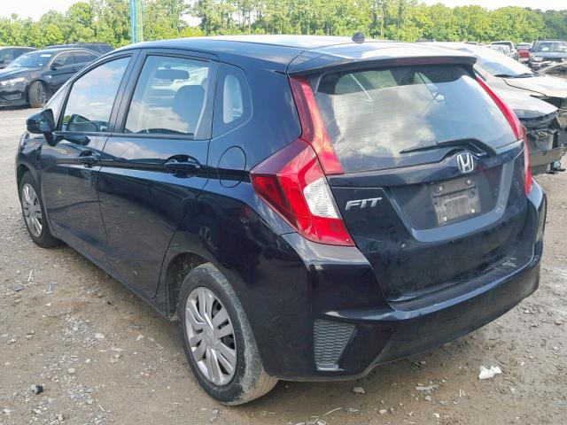 JHMGK5H50GX036163 - 2016 HONDA FIT LX BLACK photo 3