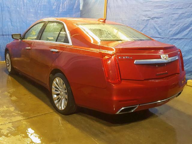 1G6AX5SX2G0187827 - 2016 CADILLAC CTS LUXURY RED photo 3