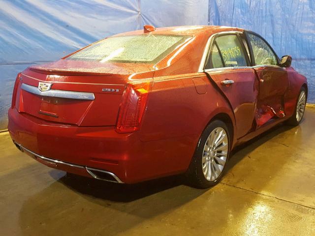 1G6AX5SX2G0187827 - 2016 CADILLAC CTS LUXURY RED photo 4