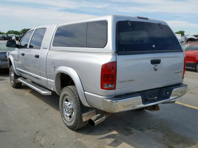 3D7KS29C06G186192 - 2006 DODGE RAM 2500 SILVER photo 3