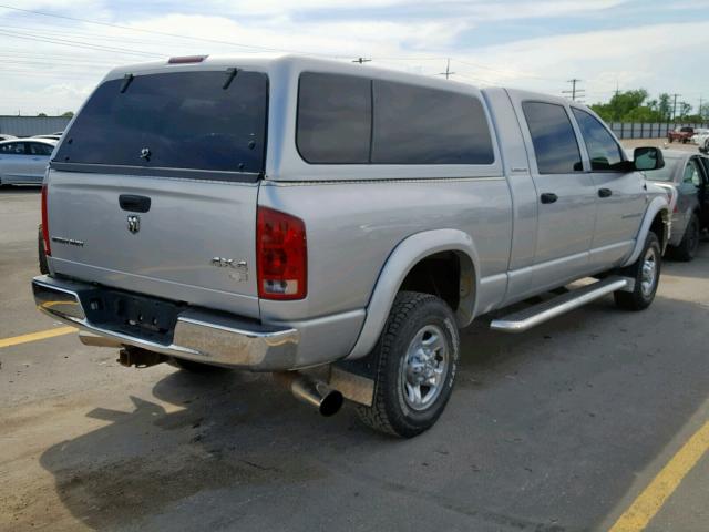 3D7KS29C06G186192 - 2006 DODGE RAM 2500 SILVER photo 4