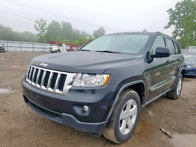 1J4RR4GG1BC527662 - 2011 JEEP GRAND CHER BLACK photo 2