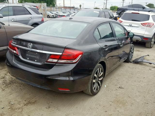 2HGFB2F97EH554288 - 2014 HONDA CIVIC EXL BROWN photo 4