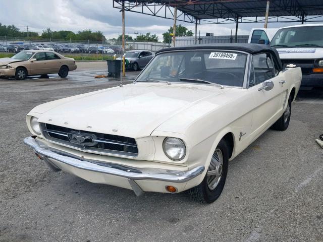 5F08U183502 - 1965 FORD MUSTANG CV WHITE photo 2