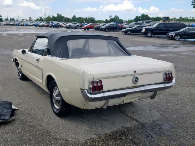 5F08U183502 - 1965 FORD MUSTANG CV WHITE photo 3