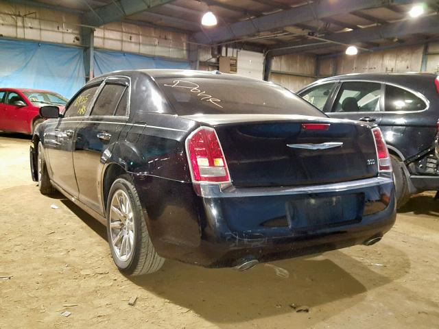 2C3CCACG6CH310421 - 2012 CHRYSLER 300 LIMITE BLACK photo 3