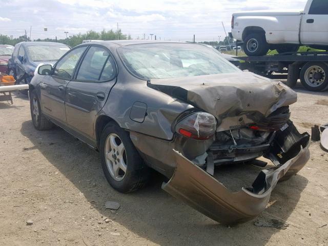 1G2WK52J71F269476 - 2001 PONTIAC GRAND PRIX CHARCOAL photo 3