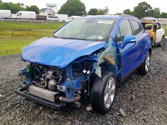 KL4CJASB2GB745680 - 2016 BUICK ENCORE BLUE photo 2