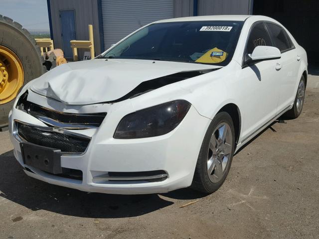 1G1ZC5EB6AF290659 - 2010 CHEVROLET MALIBU 1LT WHITE photo 2