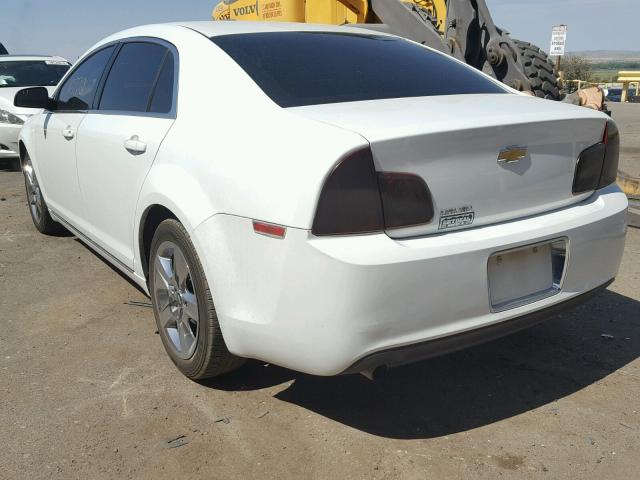 1G1ZC5EB6AF290659 - 2010 CHEVROLET MALIBU 1LT WHITE photo 3
