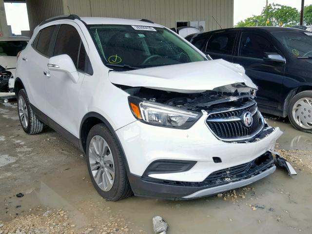 KL4CJASB0JB691612 - 2018 BUICK ENCORE PRE WHITE photo 1