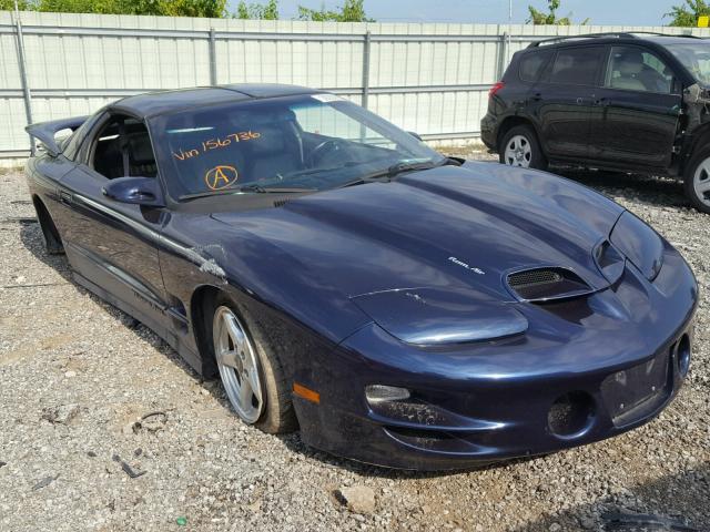 2G2FV22G4Y2156736 - 2000 PONTIAC FIREBIRD F BLUE photo 1