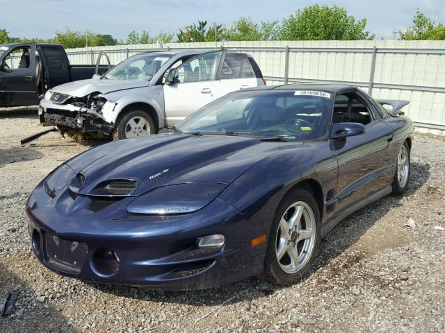 2G2FV22G4Y2156736 - 2000 PONTIAC FIREBIRD F BLUE photo 2