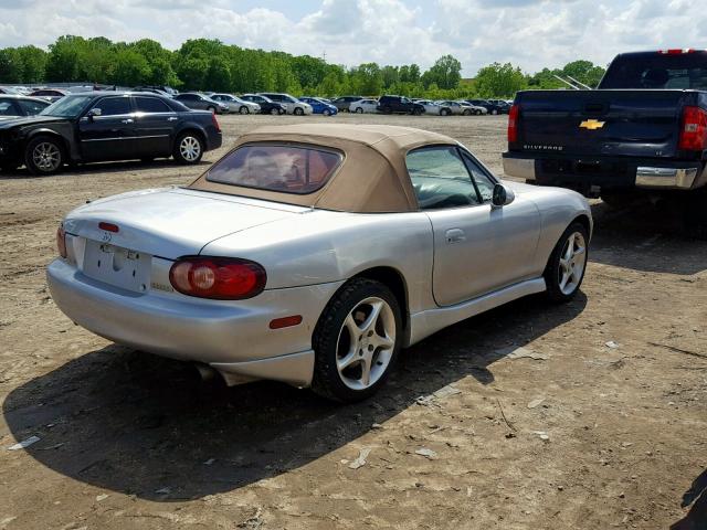 JM1NB353510202161 - 2001 MAZDA MX-5 MIATA SILVER photo 4