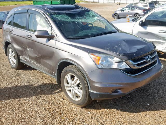 5J6RE4H79AL069796 - 2010 HONDA CR-V EXL BROWN photo 9